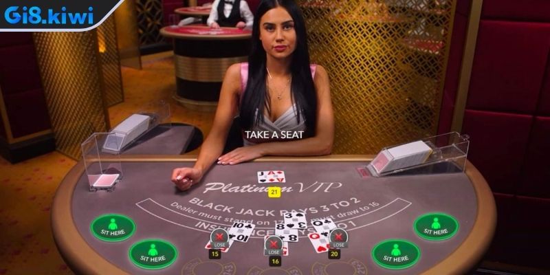 Blackjack GI8 Bí Quyết Chinh Phục Trò Chơi 21 Điểm Đỉnh Cao 2 Vòng chơi Blackjack GI8